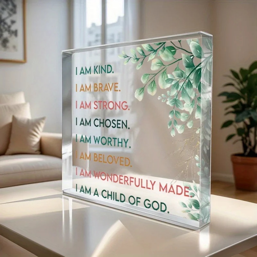 Home Office Room Inspiration - CIFBUY 아크릴 영감을 주는 표지판 나는
