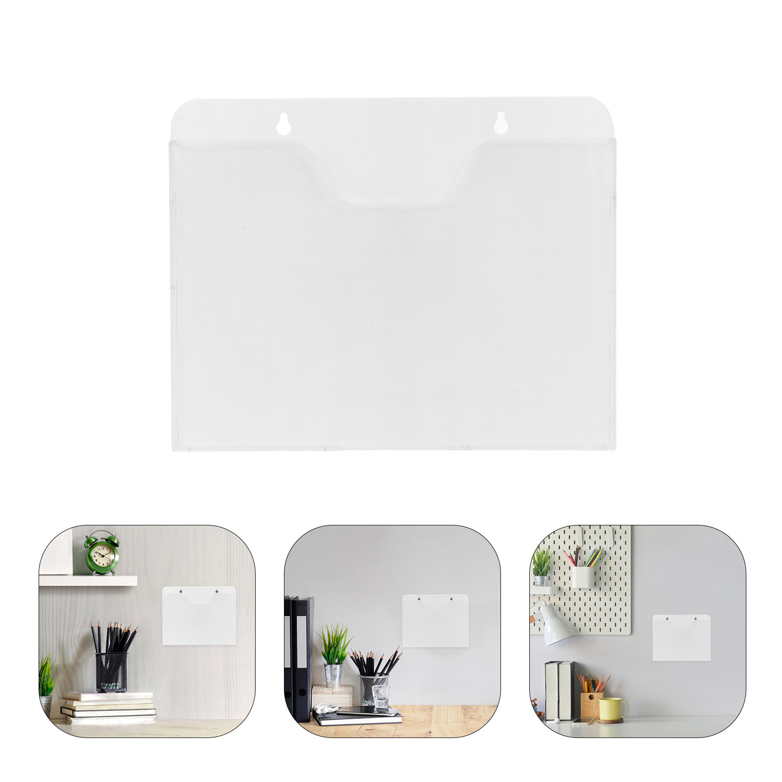 Document Holder Stand - 투명 아크릴 소재의 벽걸이형 브로셔 정리대