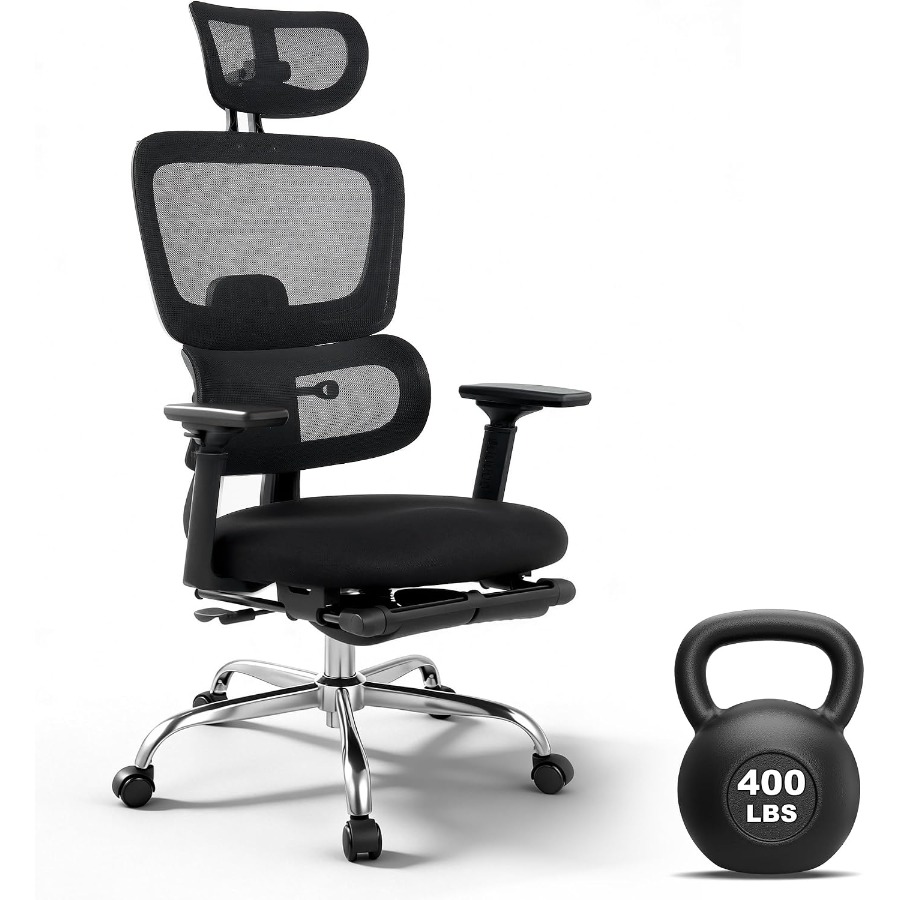 Ergonomic Office Chair - 인체공학적 디자인의 메시 소재 게이밍 의자,