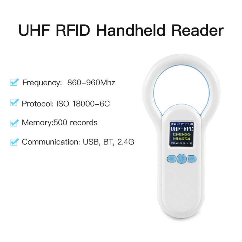 UHF 휴대용 리더, 2.4G USB BT 출력, UH - Document Scanner Portable 리뷰 및 가격