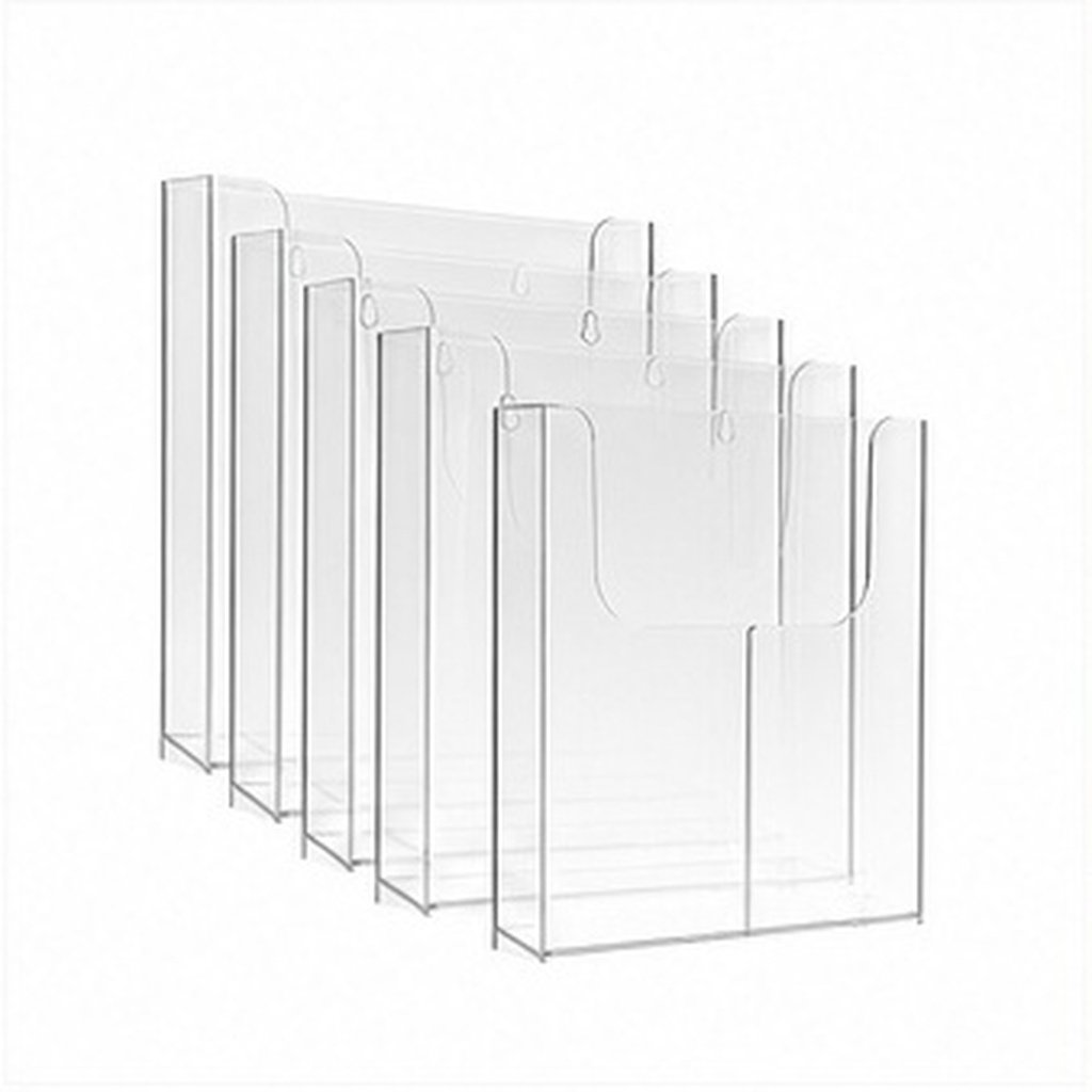 4개 세트 아크릴 벽걸이 브로셔 홀더, 투명한 자료 정 - Document Holder Stand 리뷰 및 가격