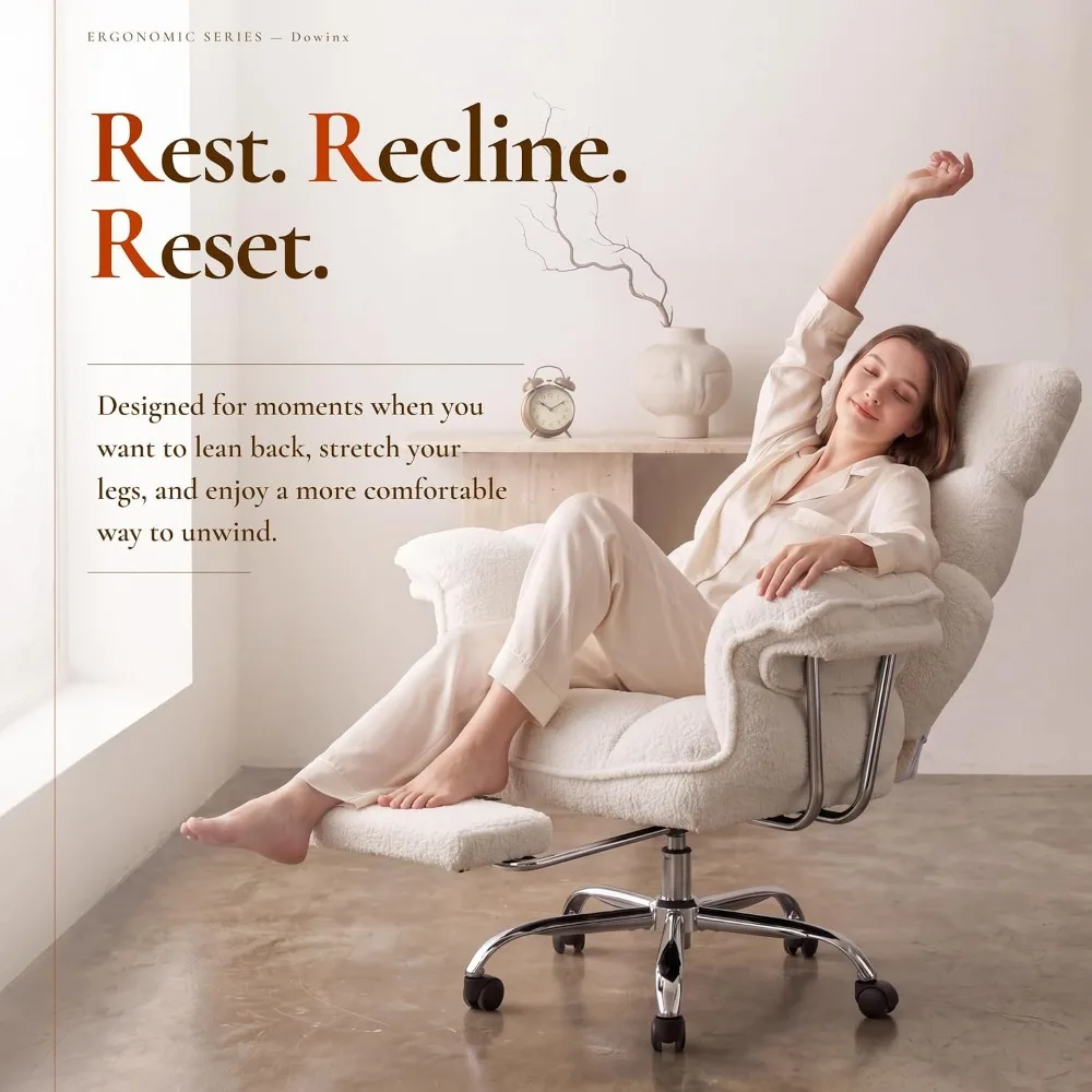 두툼한 쿠션, 넓은 좌석, 팔걸이, 발 받침대가 있는  - Ergonomic Office Chair 리뷰 및 가격
