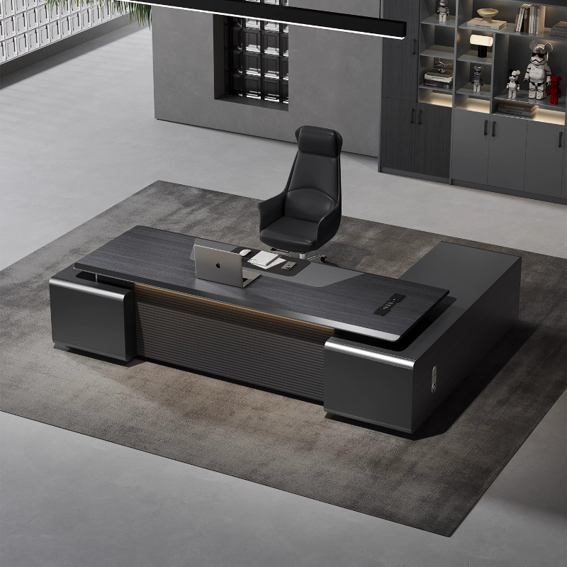 고급스러운 L자형 컴퓨터 책상 수납 공간이 있는 작업  - Home Office Work Table 리뷰 및 가격