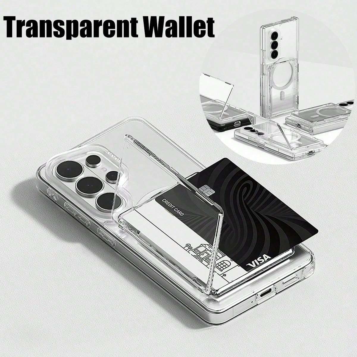 1개입, 투명 마그세이프 카드 지갑 겸 거치대, 모든  - Document Holder Stand 리뷰 및 가격