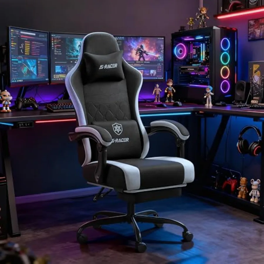 성인용 게이밍 의자로, 마사지 기능과 발 받침대가 있으 - Ergonomic Office Chair 리뷰 및 가격