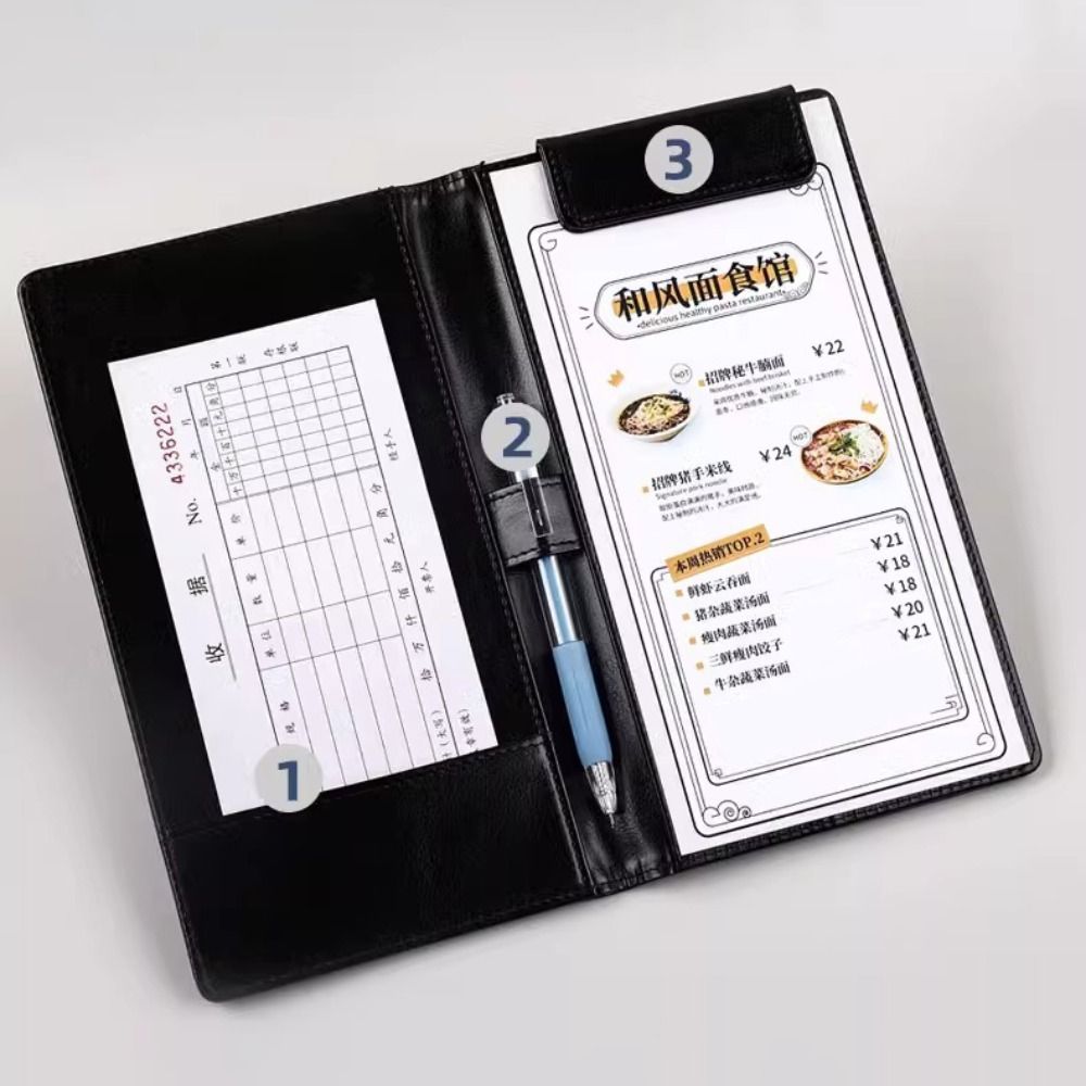 휴대용 PU 가죽 A6 파일 폴더 저장 슬롯 방수 클립 - Document Scanner Portable 리뷰 및 가격